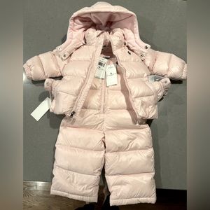 New Ralph Lauren baby puffer jacket and snow pants. 6 months.